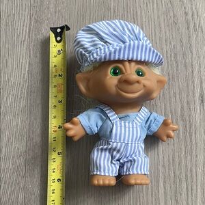 Vintage ace troll doll conductor outfit